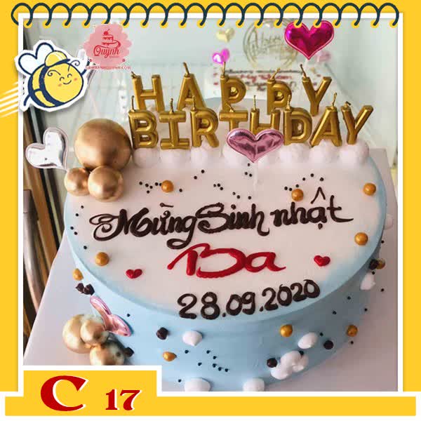 Bánh kem tặng cha C17 phong cách phụ kiện hiện đại hết sức ấn tượng và thu hút